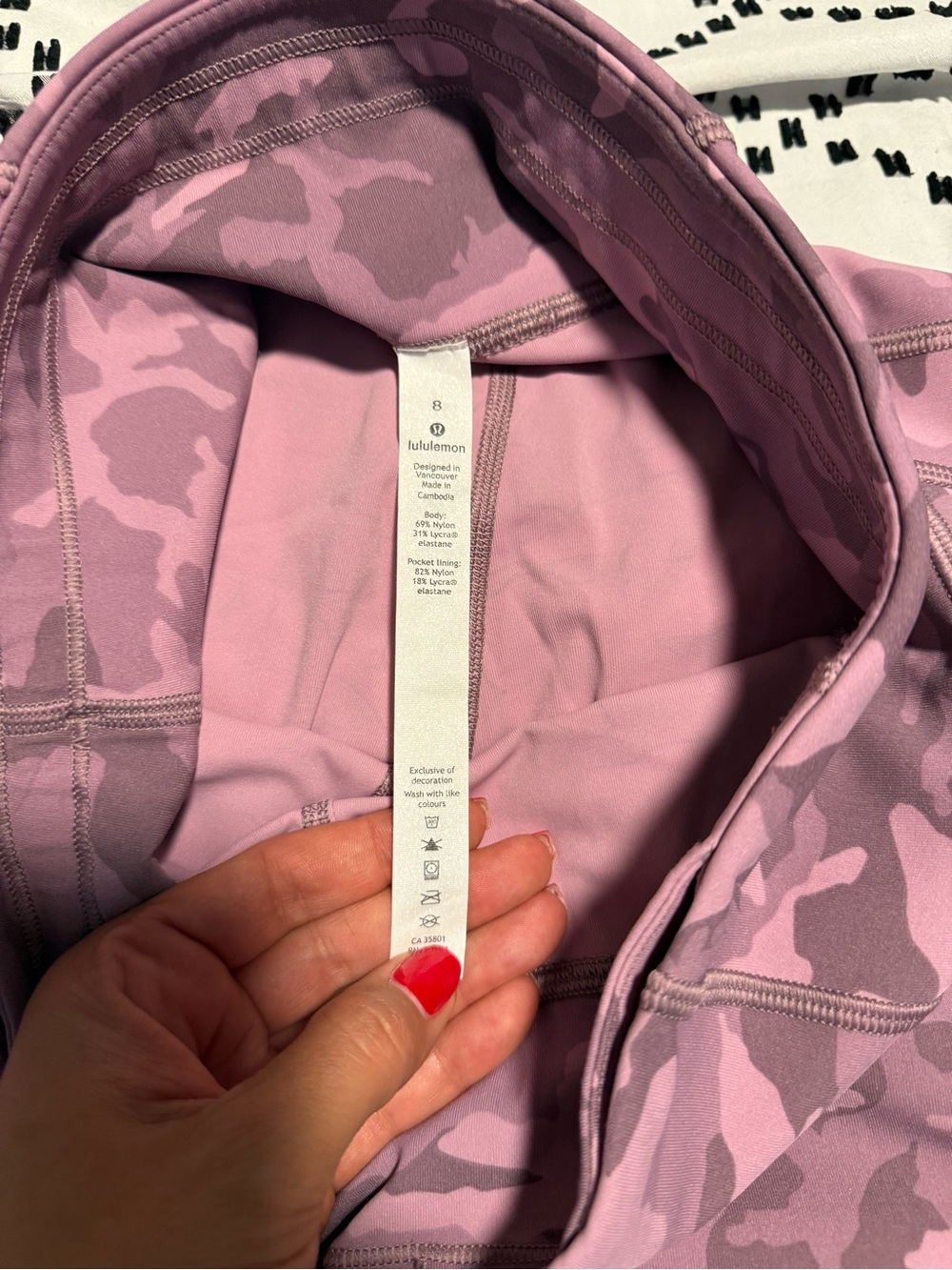 lululemon athletica Pink Camo High-Rise Leggings - Picture 5 of 5